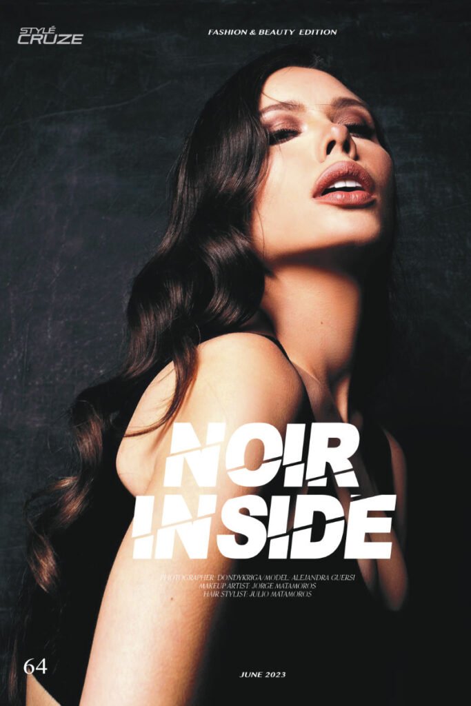 editorial de moda noir inside publicado en stylecruze por lorena riga de dondyk+riga