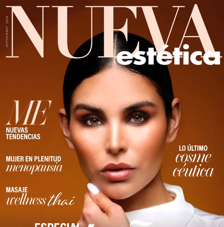 nueva estetica revista madrid, fotografia de portada por lorena riga monfort de dondyk+riga estudio con la modelo ninoska vasquez a