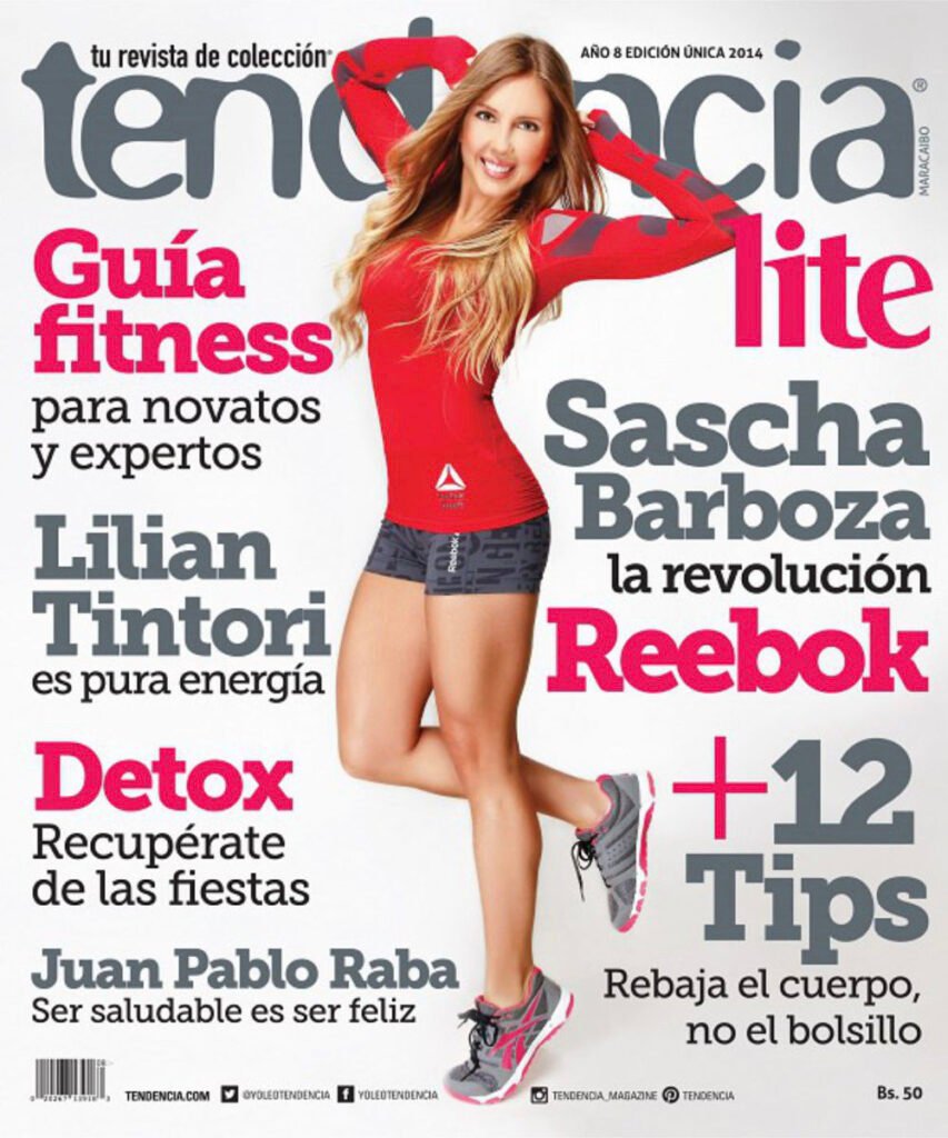 sascha fitness, Marca personal de Sascha Barboza por Lorena Riga fotógrafo profesional en Madrid especializada en retratos. En esta foto: Sascha Barboza portada de la revista tendencia lite año 8 edición única 2014 por Lorena Riga